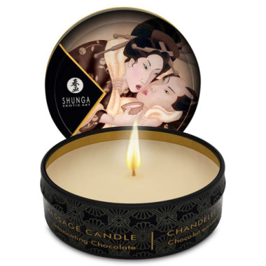 BOUGIE DE MASSAGE MINI CARESS BY CANDELIGHT CHOCOLAT 30 ML