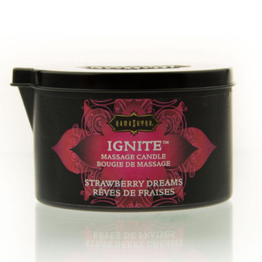 BOUGIE DE MASSAGE FRAISE RÊVES 170 GR