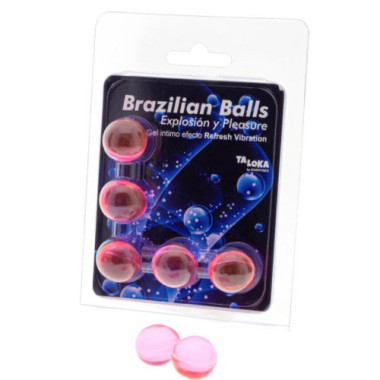 5 BALLES BRÉSILIENNES REFRESH EFFET VIBRANT GEL EXCITANT