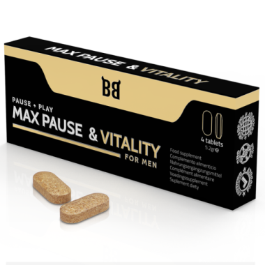 RETARDATEUR DE PAUSE ET DE VITALITÉ MAXIMALE POUR HOMMES 4 GÉLULES