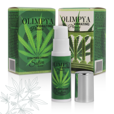 VIBRATING PLEASURE CANNABIS EXTRA SATIVA