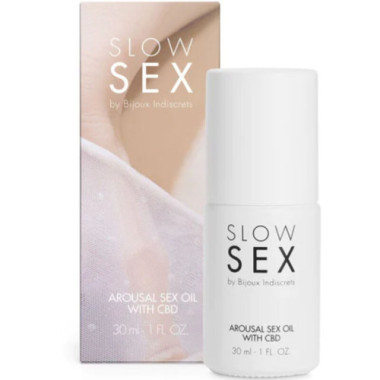 SLOW SEX HUILE DE MASSAGE SEXUEL AU CBD 30 ML