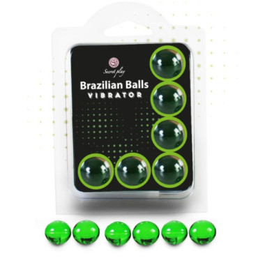 SET 6 BOULES BRÉSILIENNES VIBRATEUR