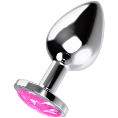 PLUG ANAL AVEC CRISTAL ROSE L