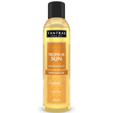 HUILE DE MASSAGE SOLEIL TROPICAL TANTRAS LOVE OIL 150 ML