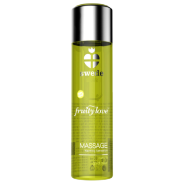 FRUITY LOVE EFFET RÉCHAUFFANT HUILE DE MASSAGE VANILLE ET POIRE D'OR 120 ML