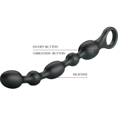 BALLES ANAL VAN 10 VIBRATIONS RECHARGEABLES EN SILICONE