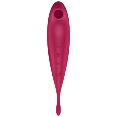 APPLICATION DE STIMULATEUR ET VIBRATEUR TWIRLING PRO+ ROUGE