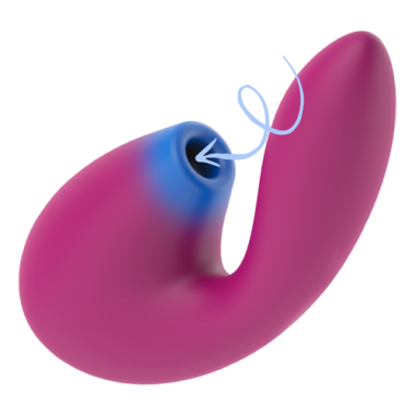 ASPIRATION CLITORALE ET VIBRATEUR PUISSANT RUSH G-SPOT