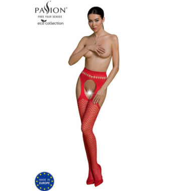 PASSION - BODYSTOCKING ECO COLLECTION ECO S002 ROUGE