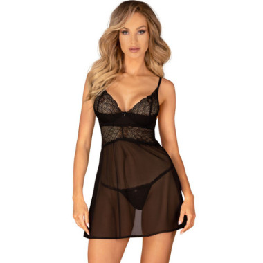 ENSEMBLE CHEMERIS BADYDOLL & THONG M/L