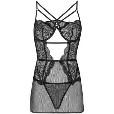 CHEMISE + CULOTTE BARIRIN LC 90633 NOIR