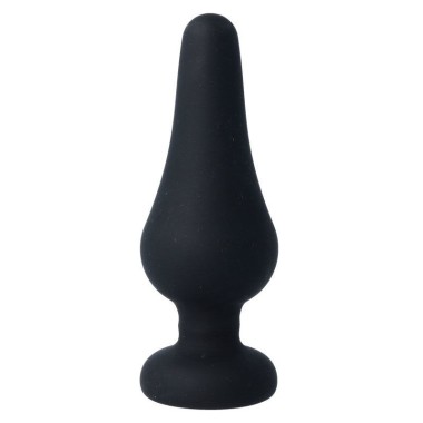 BOUCHON ANAL INTENSE PIPO L SILICONE NOIR 13 CM