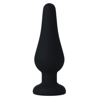 BOUCHON ANAL INTENSE PIPO M SILICONE NOIR 11 CM