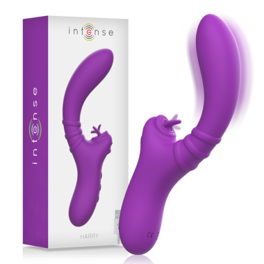 INTENSE - HARRY VIBRATEUR FLEXIBLE AVEC LANGUETTE VIOLET