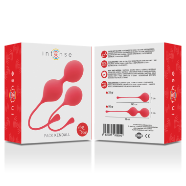 INTENSE - PACK DE PERLES DE KEGEL KENDALL ROUGE