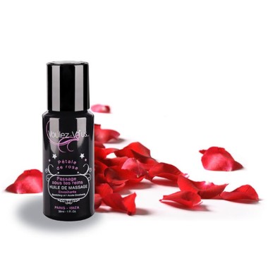 HUILE DE MASSAGE CAPTIVANTE - PÉTALES DE ROSE 30 ML