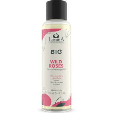 HUILE DE MASSAGE BIO ROSES SAUVAGES 100 ML