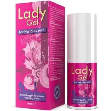 LADY GEL POUR LE PLAISIR GER GEL STIMULANT A EFFET CHALEUR ELLA 30 ML