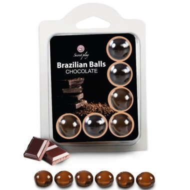 SET 6 BOULES BRÉSILIENNES CHOCOLAT