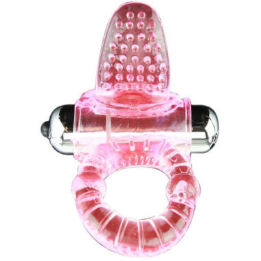 ANNEAU PÉNIS VIBRATEUR ROSE SWEET ABS 10 RYTHMES