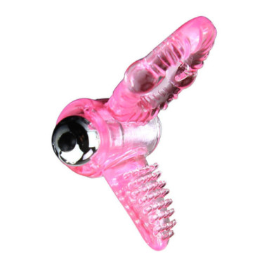 ANNEAU PÉNIS VIBRATEUR ROSE SWEET ABS 10 RYTHMES