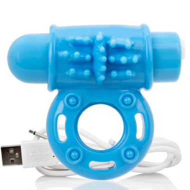 ANNEAU PÉNIEN VIBREUR WOW RECHARGEABLE BLEU