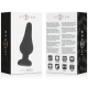 INTENSE - PLUG ANAL PIPO L SILICONE NOIR 13 CM