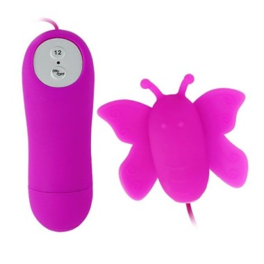 BAILE - LOVE EGGS STIMULATEUR DE CLITORIS PAPILLON 12 VITESSES TÉLÉCOMMANDE LILAS