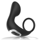 BLACK&SILVER - MASSEUR ANAL TÉLÉCOMMANDE RECHARGEABLE SILICONE NOIR