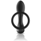 BLACK&SILVER - MASSEUR ANAL TÉLÉCOMMANDE RECHARGEABLE SILICONE NOIR