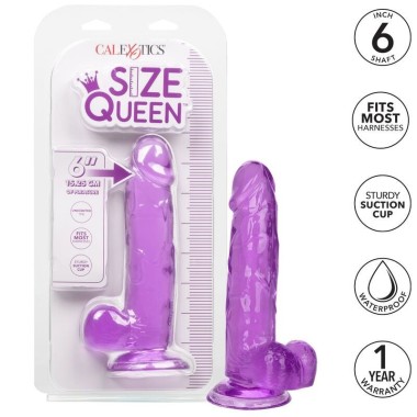 CALIFORNIA EXOTICS - GODE REINE TAILLE VIOLET 15.3 CM