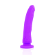 DELTA CLUB - TOYS HARNAIS + DONG SILICONE VIOLET 17 X 3CM