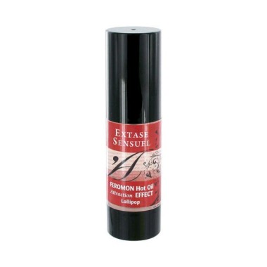 HUILE DE MASSAGE EFFET CHAUFFANT AUX PHÉROMONES SUCETTES 30 ML