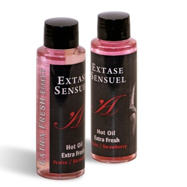 HUILE DE MASSAGE EFFET FRAISE EXTRA FRAÎCHE 100 ML