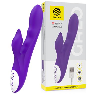 GALATEA - VIBRATEUR GALO LILAS COMPATIBLE AVEC LA TECHNOLOGIE SANS FIL WATCHME