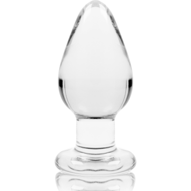 NEBULA SERIES BY IBIZA - PLUG ANAL MODÈLE 3 VERRE BOROSILICATE TRANSPARENT 11 CM -O- 5 CM