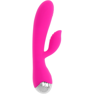 VIBRATEUR RECHARGEABLE AVEC LAPIN 10 MODES DE VIBRATION 19 CM