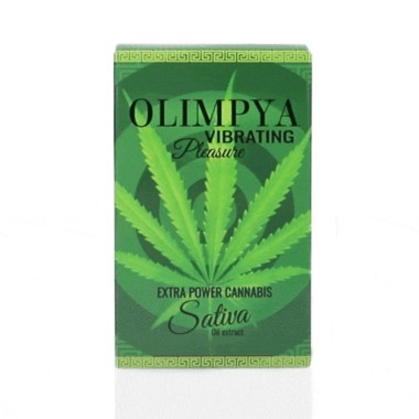 VIBRATING PLEASURE CANNABIS EXTRA SATIVA