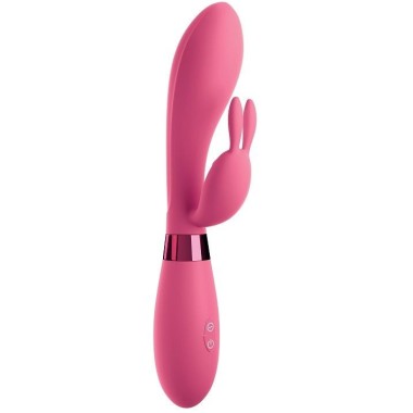 SELFIE SILICONE VIBRATOR RABBIT ROSE