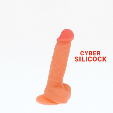 CYBER SILICOCK - ANSEL SILICONE LIQUIDE SOUPLE ULTRA RÉALISTE 15,5 CM -O- 2,9 CM