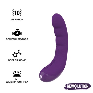 REWOCURVY VIBRATEUR FLEXIBLE RECHARGEABLE