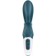 SATISFYER - APPLICATION VIBRATEUR HUG ME RABBIT BLEU