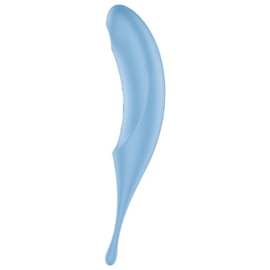 SATISFYER - STIMULATEUR ET VIBRATEUR TWIRLING PRO AIR PULSE BLEU