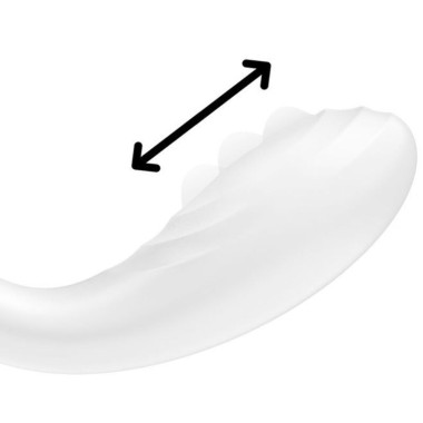 SATISFYER - VIBRATEUR SPOT G RRROLLING PLEASURE BLANC