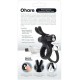 SCREAMING O - ANNEAU PÉNIEN DOUBLE RECHARGEABLE CON RABBIT HARE NOIR