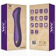 WOMANVIBE - VIBRATEUR RECHARGEABLE EN SILICONE MANDY POINT "K"