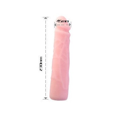 BAILE - GODE EN SILICONE RÉALISTE SKIN TOUCH 23 CM