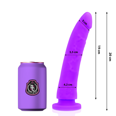 DELTA CLUB - TOYS GODE MÉDICAL LILAS SILICONE 20 CM -O- 4 CM