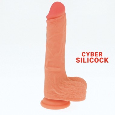 CYBER SILICOCK - CONNOR SILICONE LIQUIDE SOUPLE ULTRA RÉALISTE 20.5 CM -O- 3.7 CM